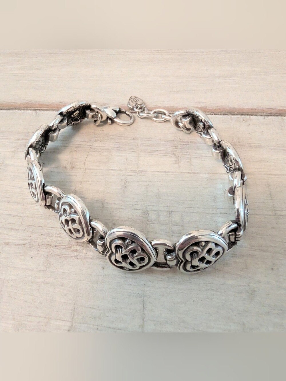 Brighton Guinevere Heart link bracelet